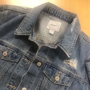 Old Navy Ripped Crop Jacket